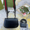 GUCCI BAMBOO 1947 JUMBO GG SMALL TOP HANDLE BAG
