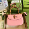 GUCCI BAMBOO 1947 JUMBO GG SMALL TOP HANDLE BAG