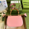 GUCCI BAMBOO 1947 JUMBO GG SMALL TOP HANDLE BAG