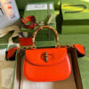GUCCI BAMBOO 1947 JUMBO GG SMALL TOP HANDLE BAG