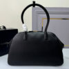 Prada Large leather tote bag with zipper closure(high-end grade)