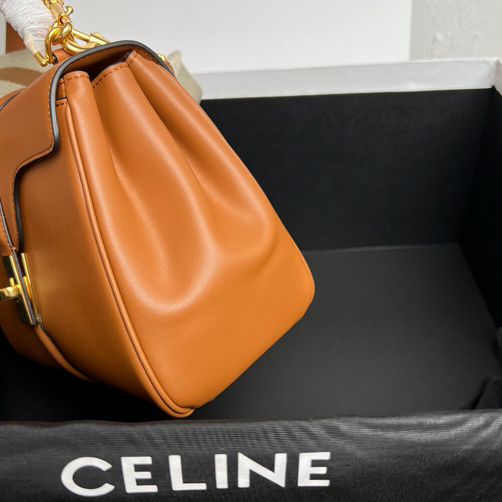 Celine SMALL 16 BAG IN SATINATED CALFSKIN(high-end grade)