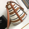 Celine BUCKET 16 BAG IN STRIPED TEXTILE WITH CELINE JACQUARD(high-end grade)