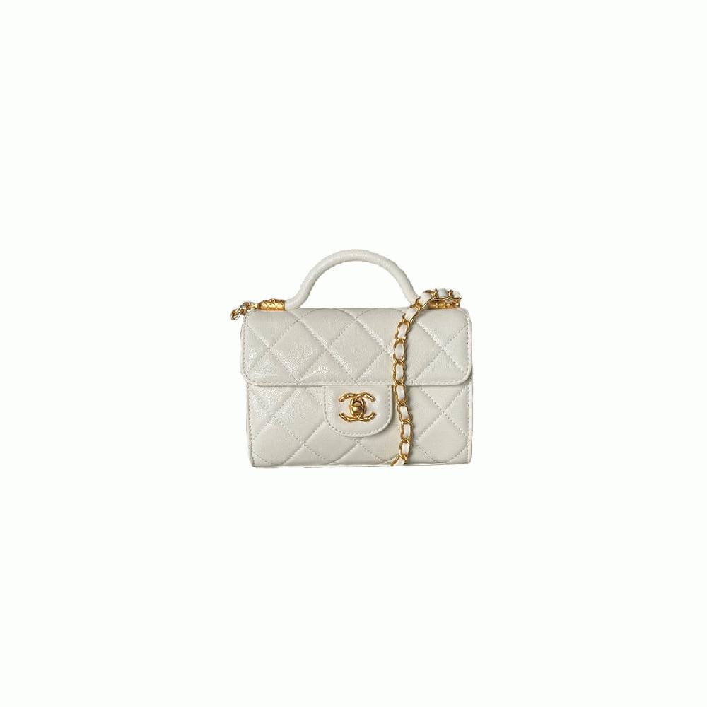 Small FLAP BAG WITH TOP HANDLE