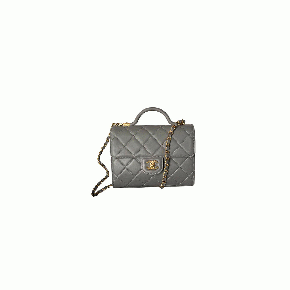 Small FLAP BAG WITH TOP HANDLE