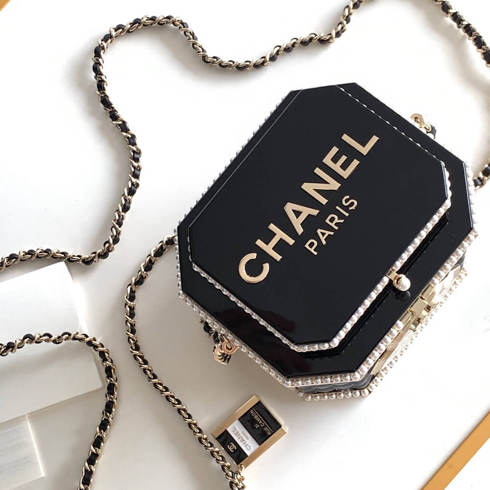 CHANEL TEA BOX MINAUDIERE(HIGH-END GRADE)