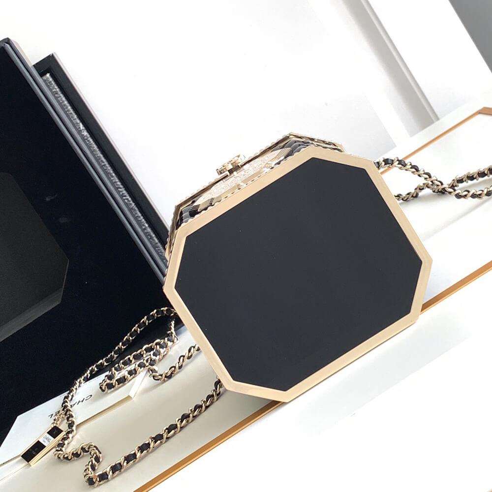 CHANEL TEA BOX MINAUDIERE(HIGH-END GRADE)