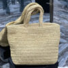 YSL RIVE GAUCHE TOTE IN RAFFIA(HIGH-END GRADE)