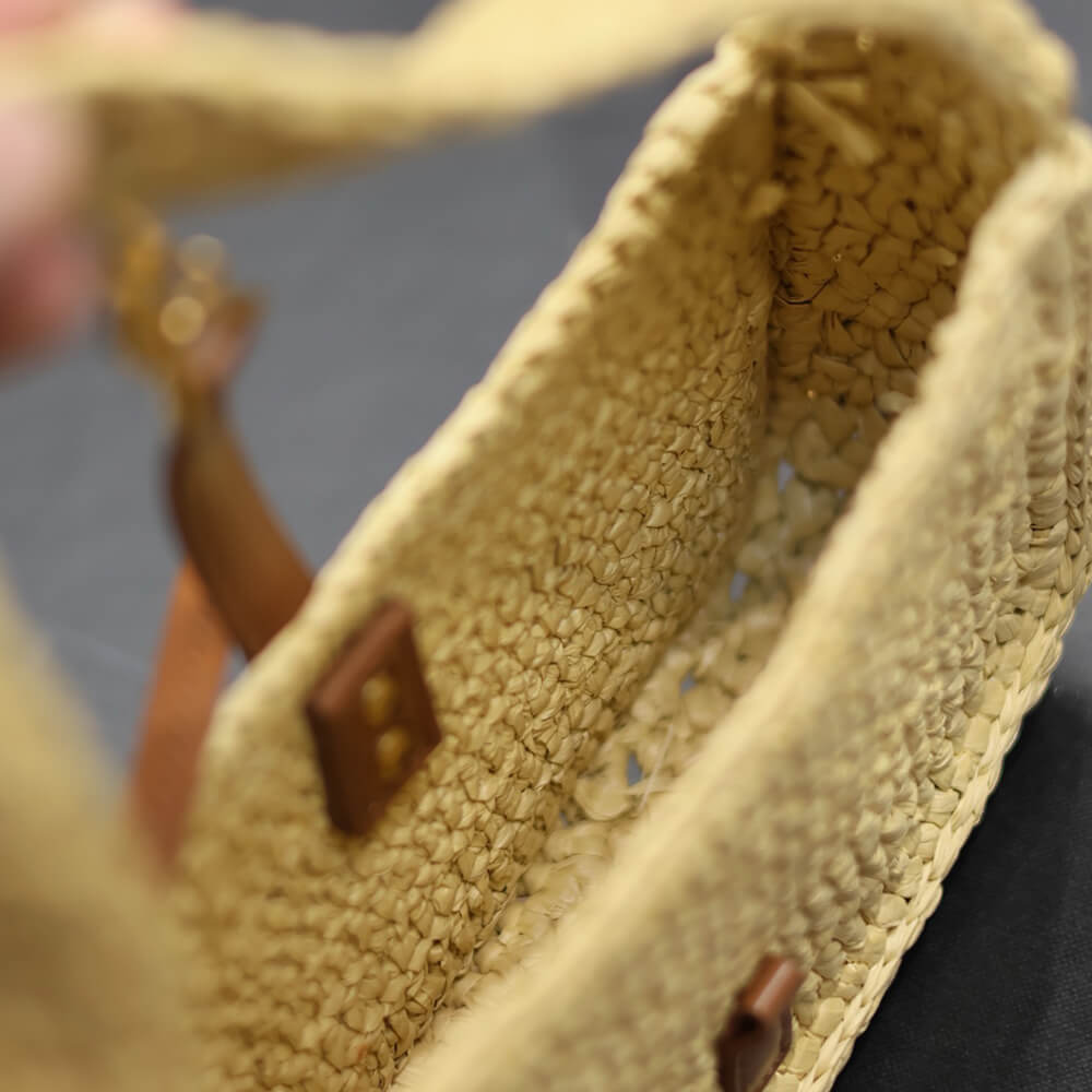 YSL LE 5 A 7 MINI IN RAFFIA(HIGH-END GRADE)