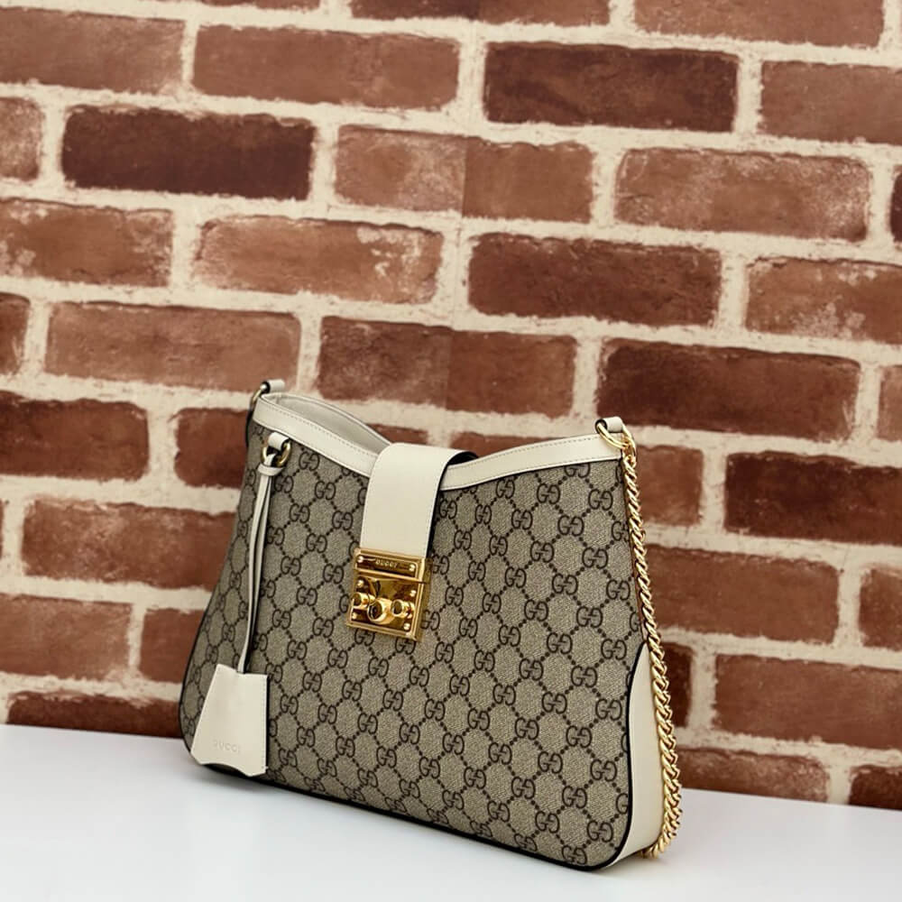 16960-3 GUCCI PADLOCK GG MEDIUM SHOULDER BAG
