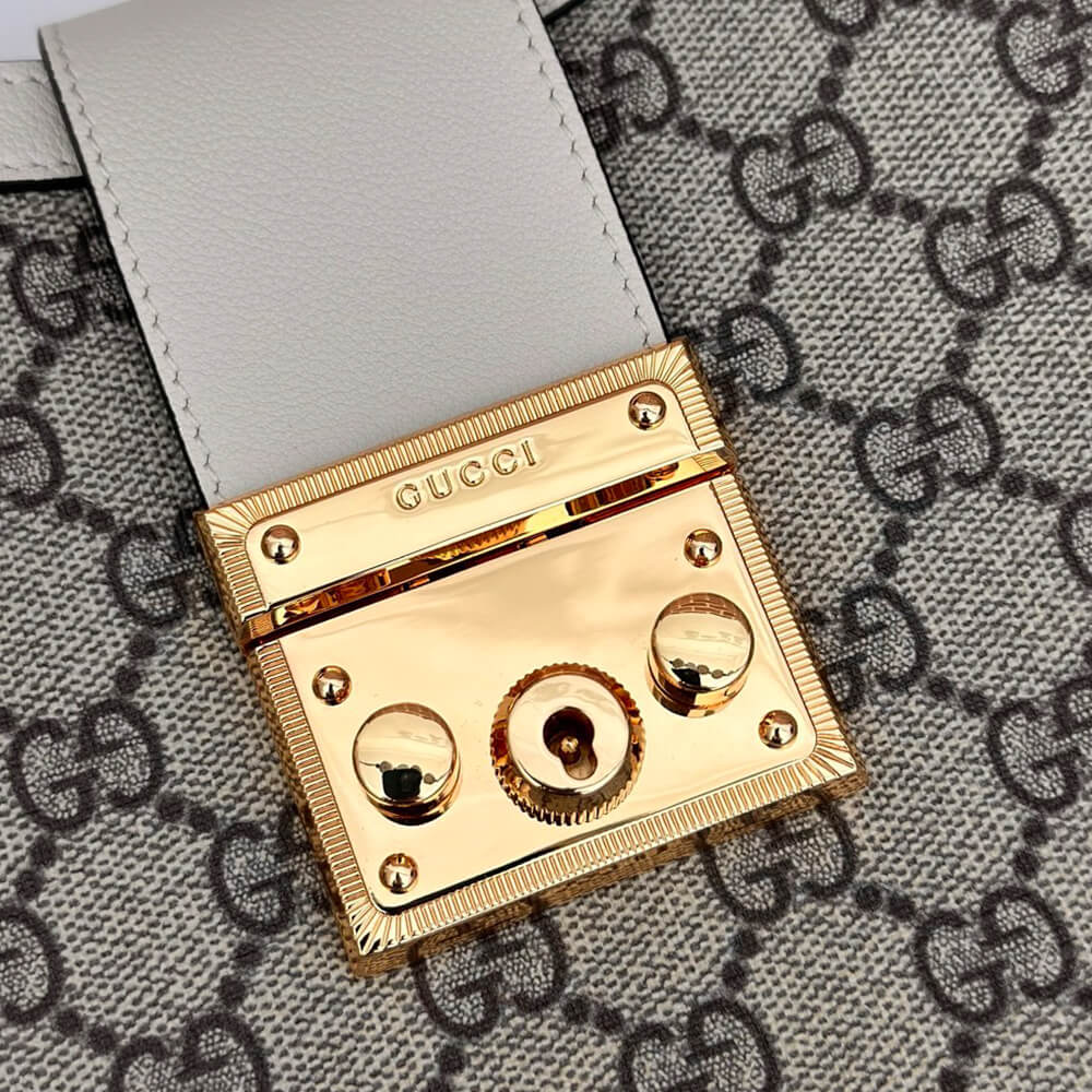 16960-6 GUCCI PADLOCK GG MEDIUM SHOULDER BAG