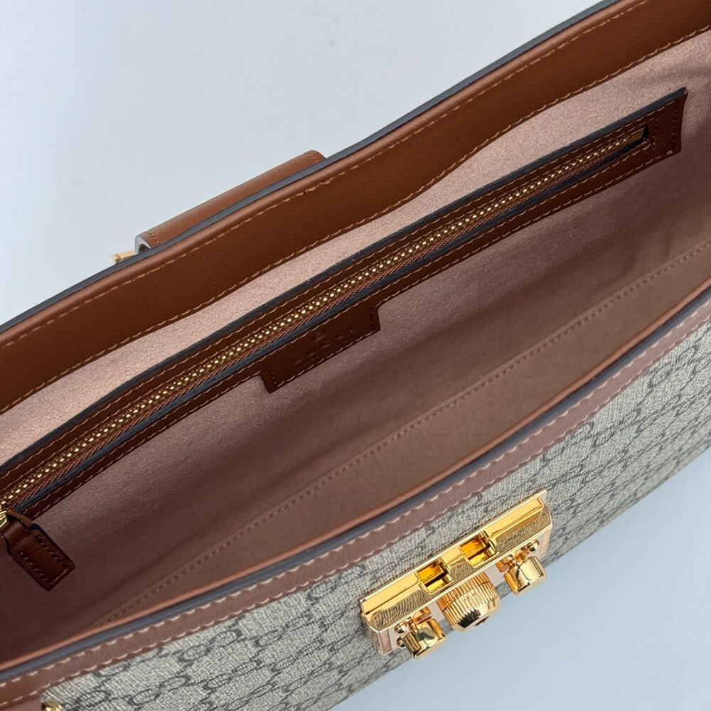 16961-8 GUCCI PADLOCK GG MEDIUM SHOULDER BAG