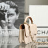 CHANEL MINI FLAP WITH TOP HANDLE(HIGH-END GRADE)