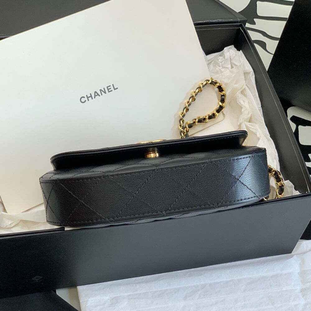 CHANEL MINI FLAP WITH HANDLE(HIGH-END GRADE)