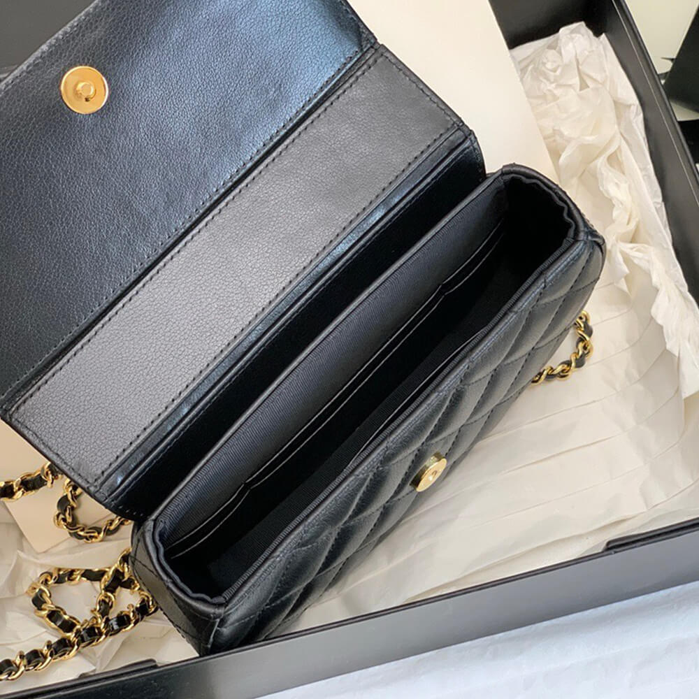 CHANEL MINI FLAP WITH HANDLE(HIGH-END GRADE)