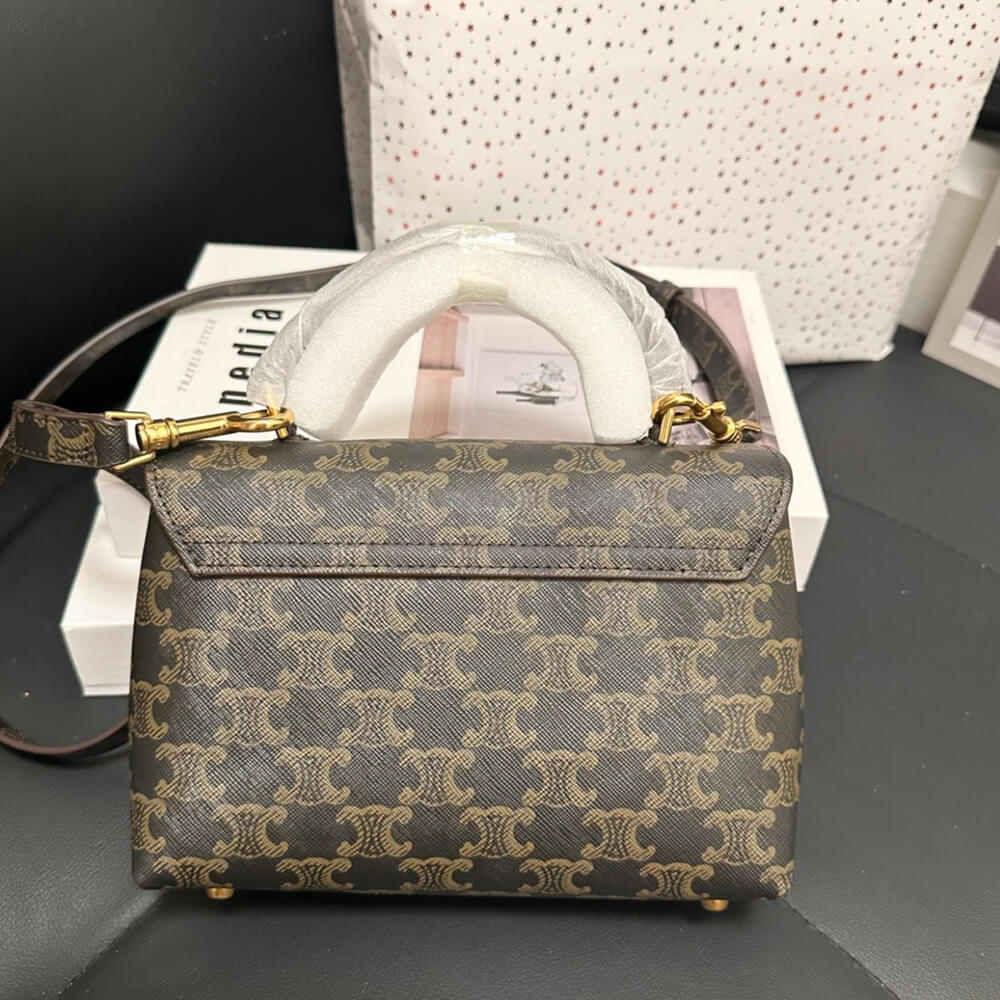 CELINE TEEN NINO BAG IN TRIOMPHE CANVAS