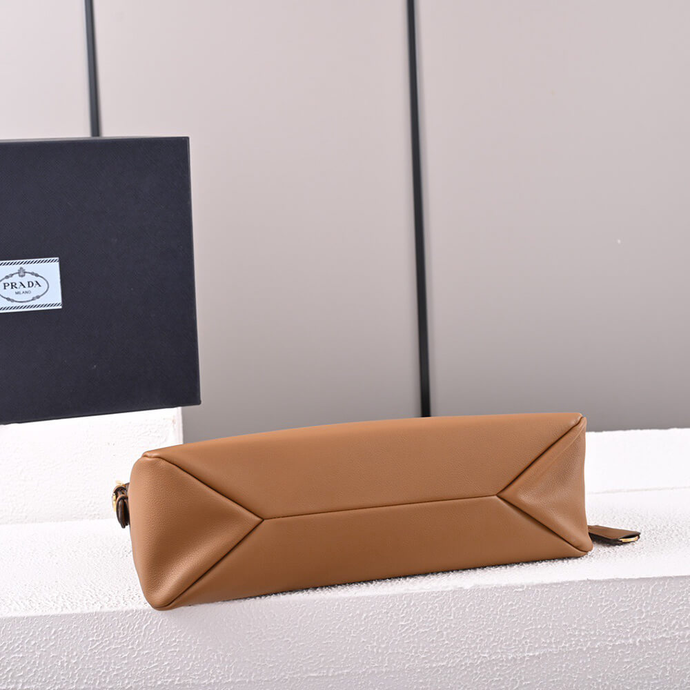 Prada Aimee large leather shoulder bag