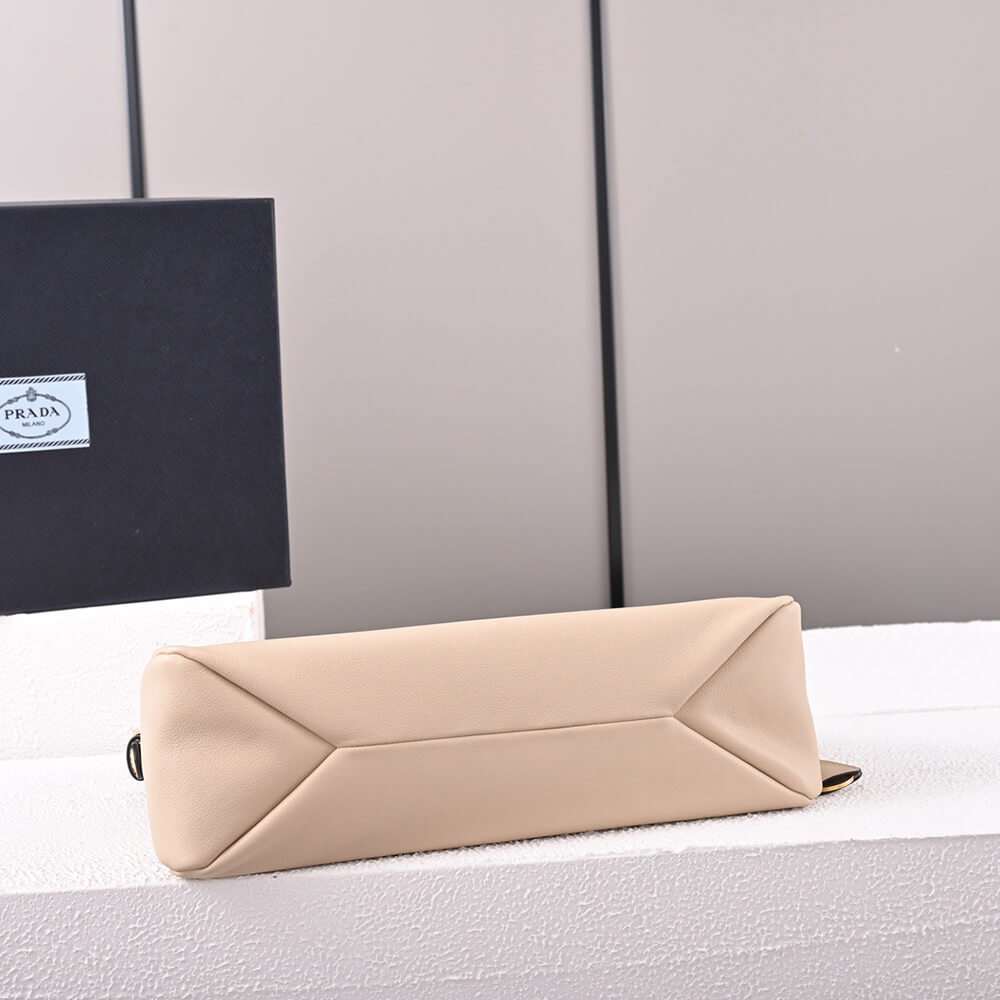 Prada Aimee large leather shoulder bag