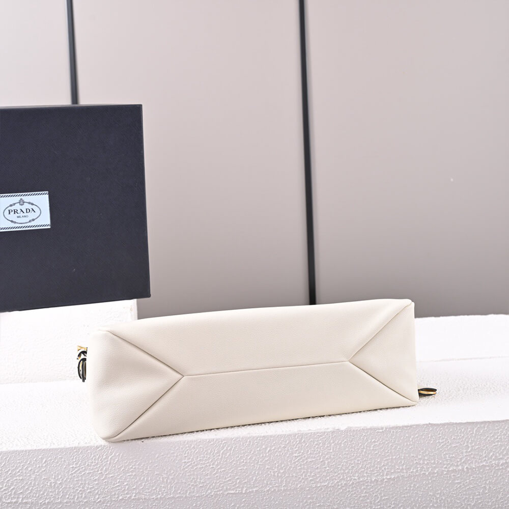 Prada Aimee large leather shoulder bag