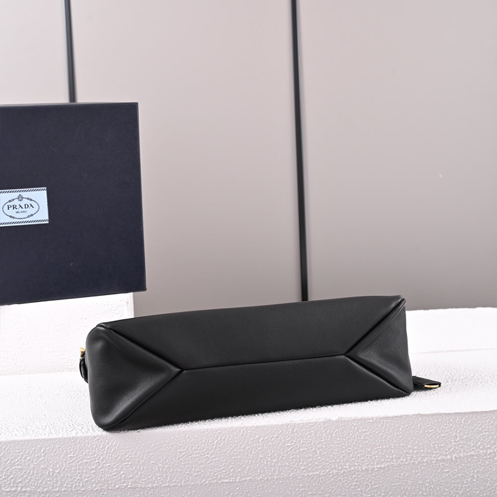 Prada Aimee large leather shoulder bag