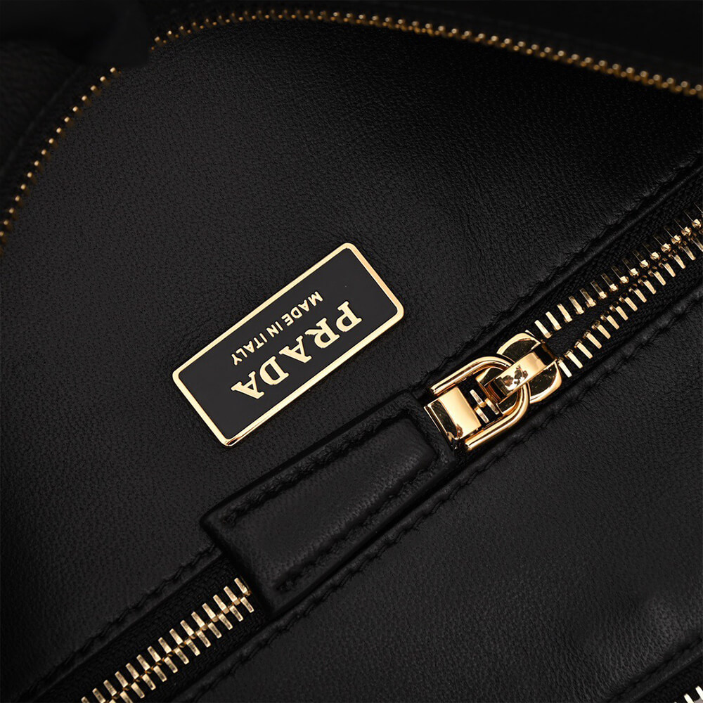 Prada Aimee large leather shoulder bag