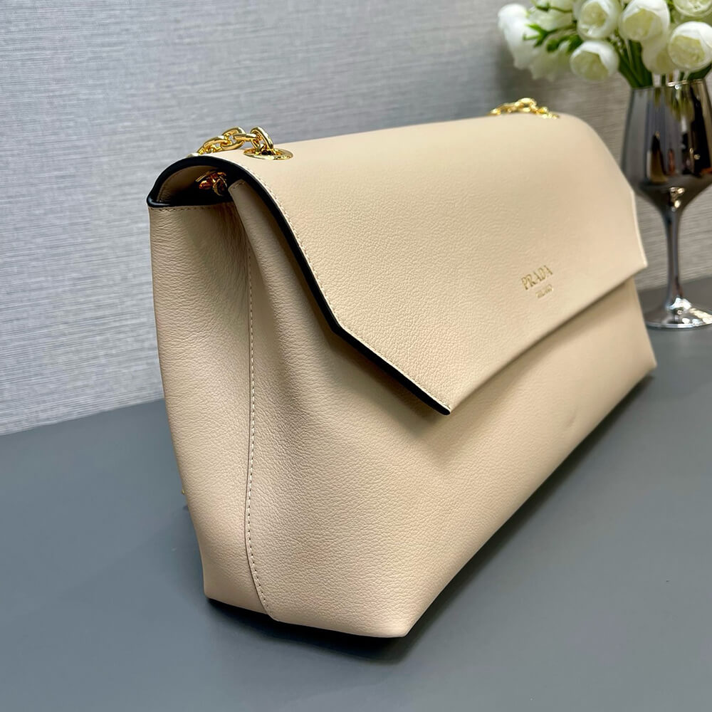 Prada Medium leather shoulder bag (HIGH-END GRADE)