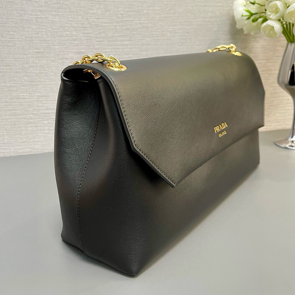 Prada Medium leather shoulder bag (HIGH-END GRADE)