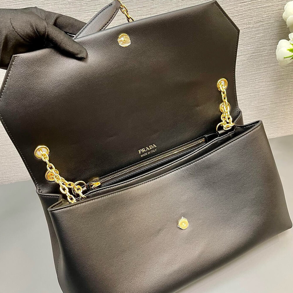 Prada Medium leather shoulder bag (HIGH-END GRADE)