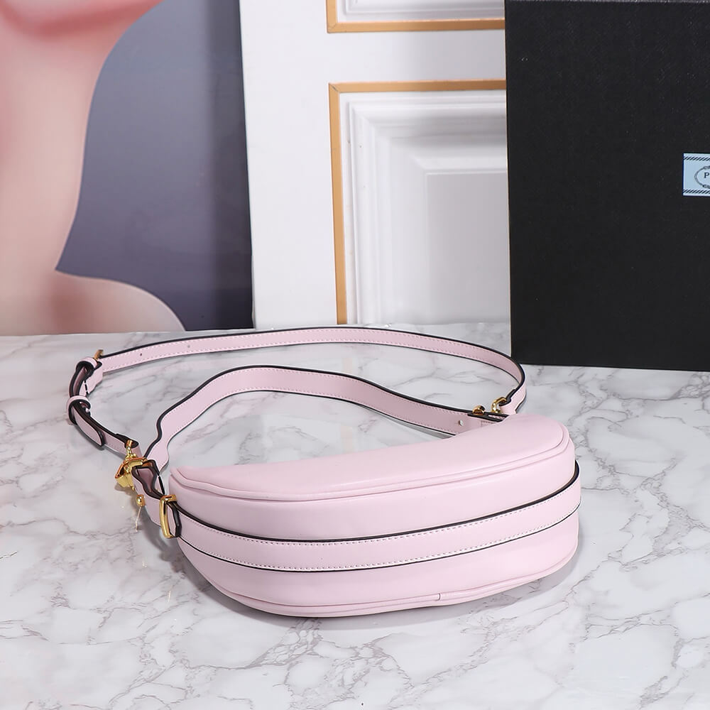 17083-5 Prada Arque leather shoulder bag