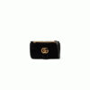 GG Velvet Small Marmont shoulder bag