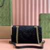 GG Velvet Small Marmont shoulder bag