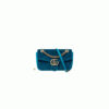 GG Velvet Small Marmont shoulder bag