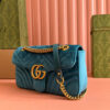 GG Velvet Small Marmont shoulder bag