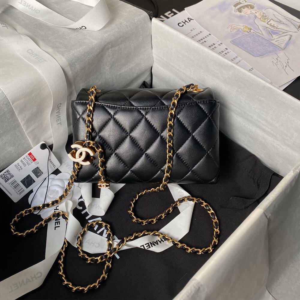 CHANEL Mini Flap Bag(high-end grade)