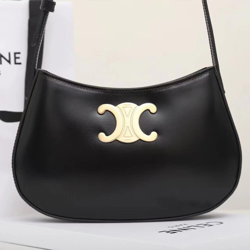 CELINE MEDIUM TILLY BAG in shiny calfskin
