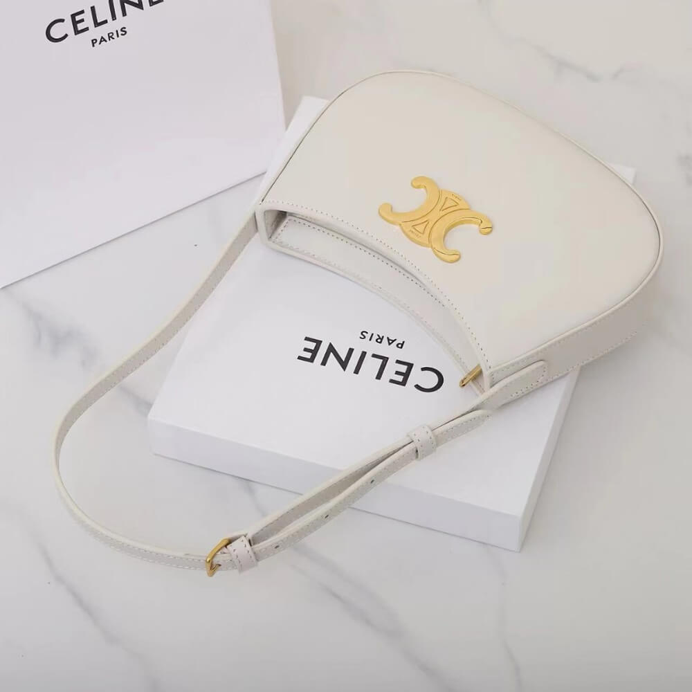 CELINE MEDIUM TILLY BAG in shiny calfskin