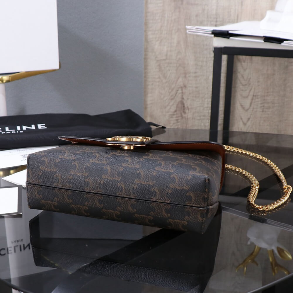 CELINE TEEN CELINE VICTOIRE BAG in Triomphe Canvas