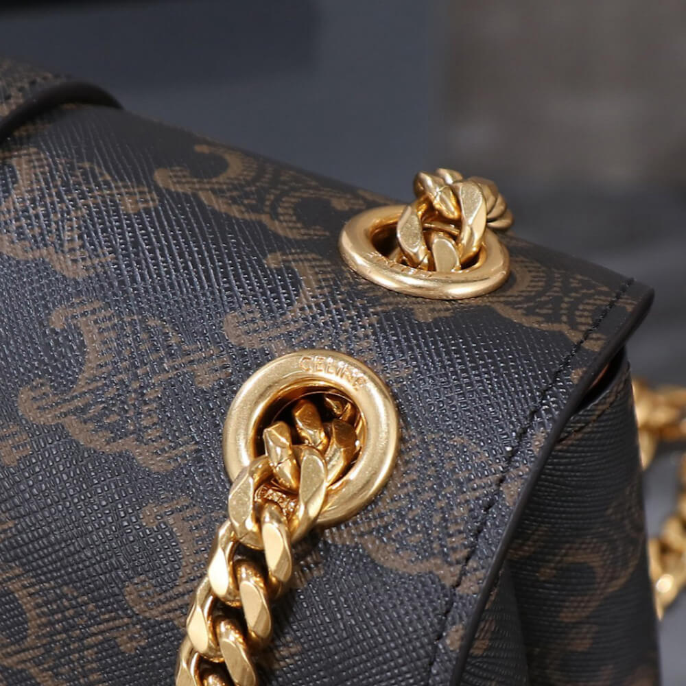 CELINE TEEN CELINE VICTOIRE BAG in Triomphe Canvas