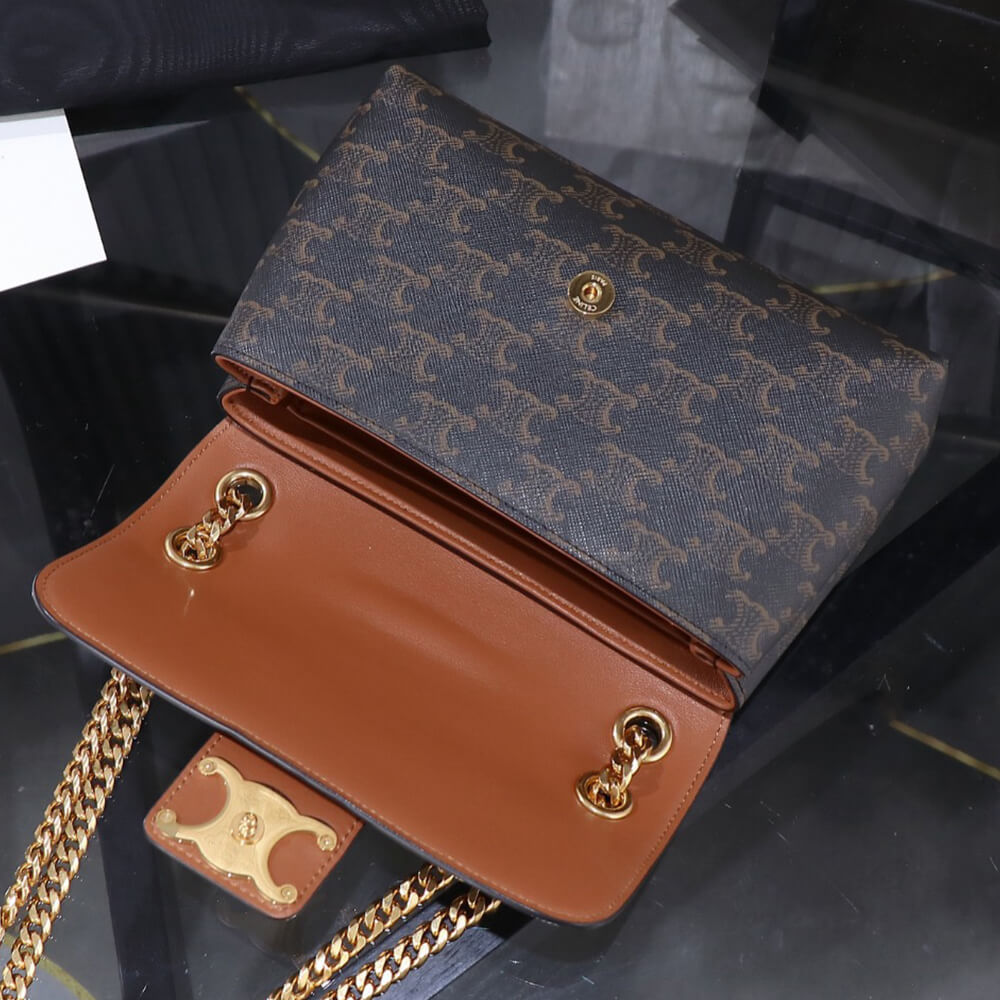 CELINE TEEN CELINE VICTOIRE BAG in Triomphe Canvas