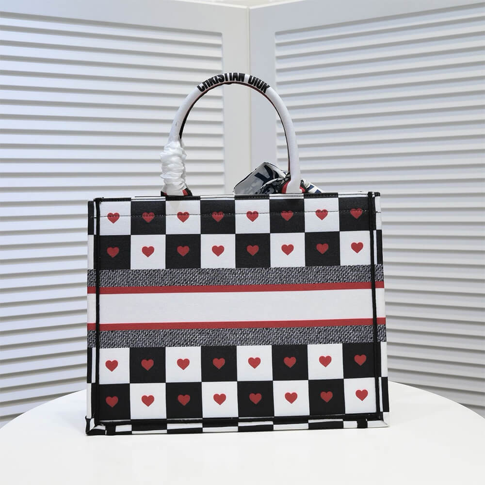 17418-4 MEDIUM DIORAMOUR DIOR BOOK TOTE