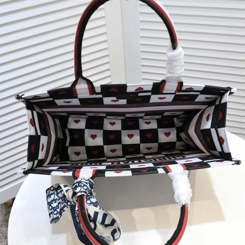 17418-8 MEDIUM DIORAMOUR DIOR BOOK TOTE