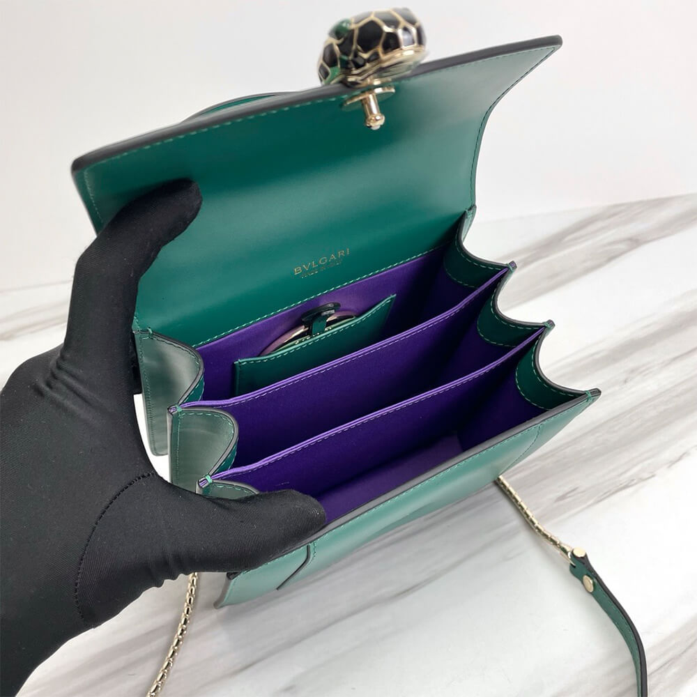 BVLGARI Small Serpenti Forever Top Handle(HIGH-END GRADE)