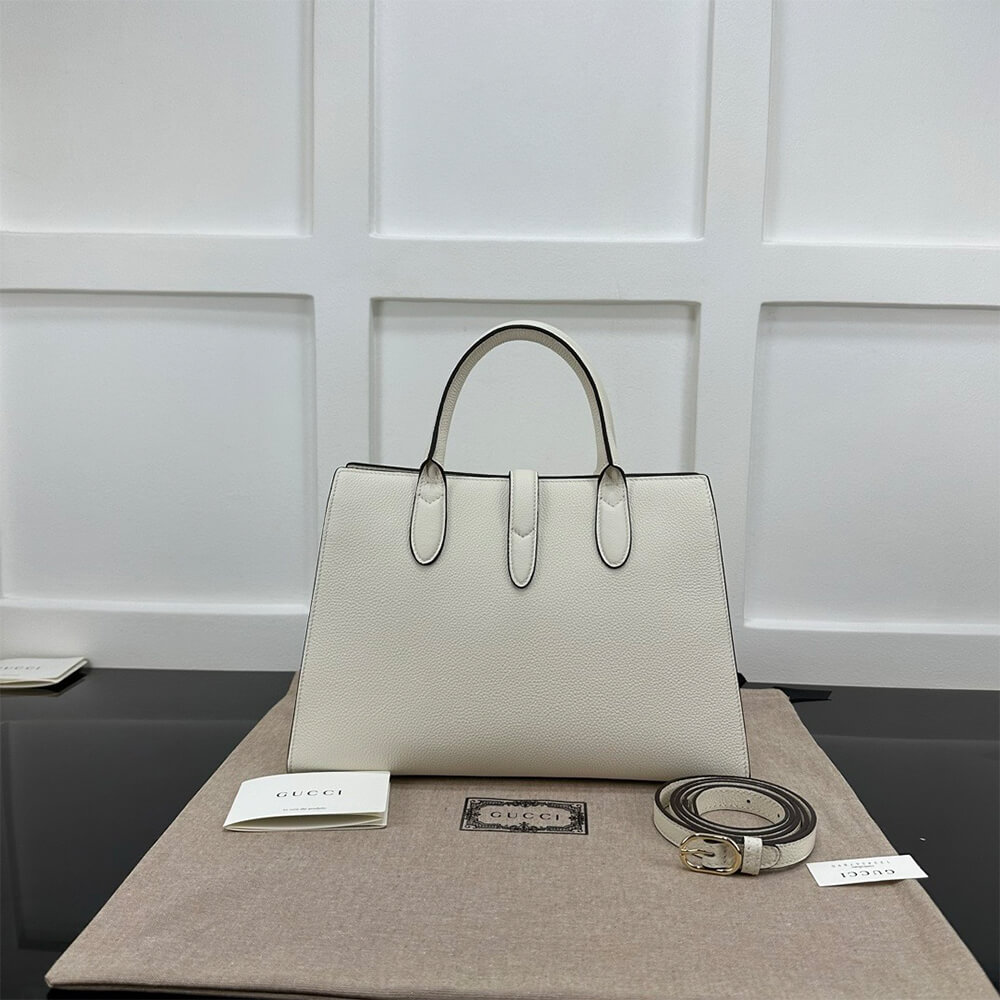 17455-4 GUCCI Medium tote bag with hook closure(HIGH-END GRADE)