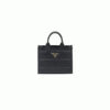 Prada Small leather Prada Symbole bag with topstitching