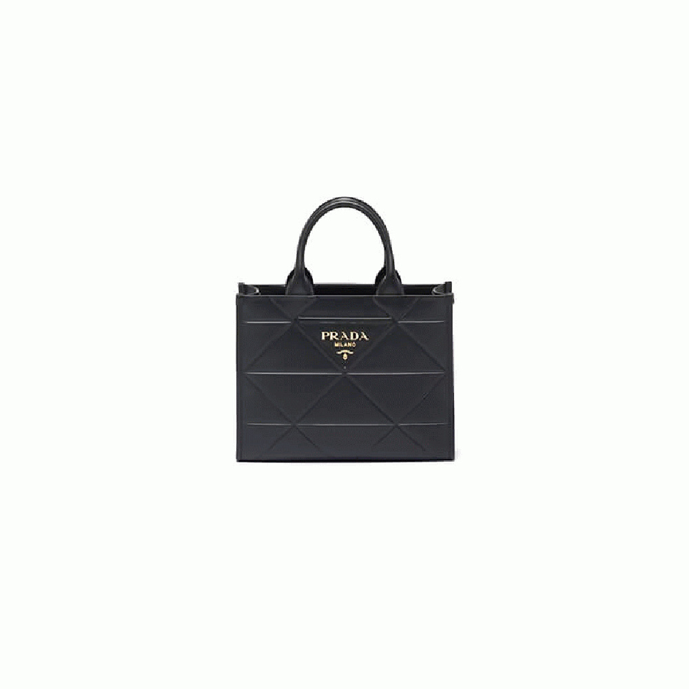 Prada Small leather Prada Symbole bag with topstitching