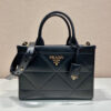 Prada Small leather Prada Symbole bag with topstitching