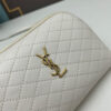 YSL Gaby zipped pouch in quilted lambskin