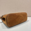 Prada Buckle small suede handbag with belt(high-end grade)