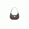 CELINE MEDIUM AVA TRIOMPHE BAG in Triomphe Canvas and calfskin