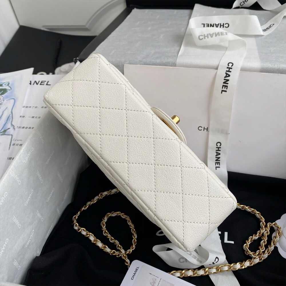 CHANEL Mini Classic Handbag With Top Handle
